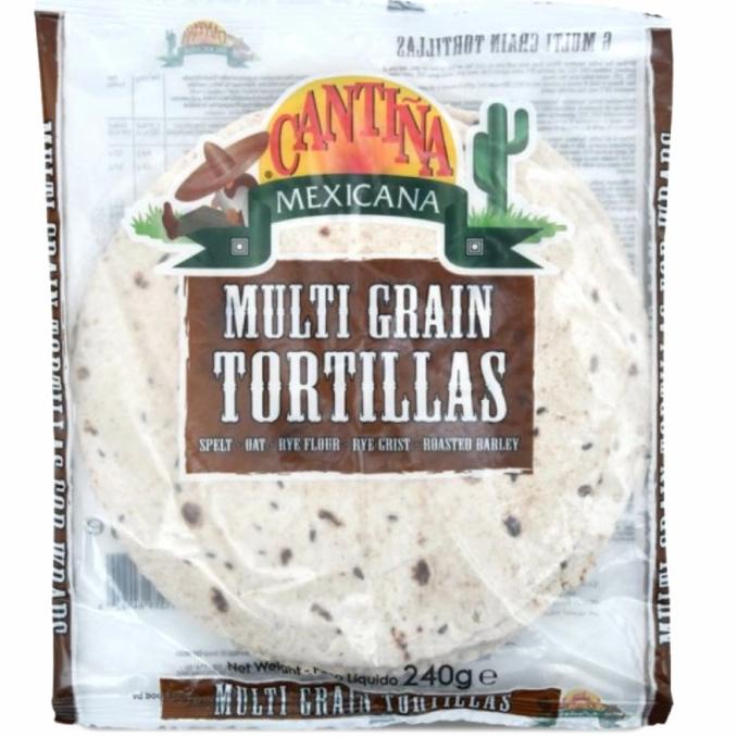 

best seller] Cantina Mexican Multigrain Tortillas 240 gr(6 pcs) ukuran 20 c