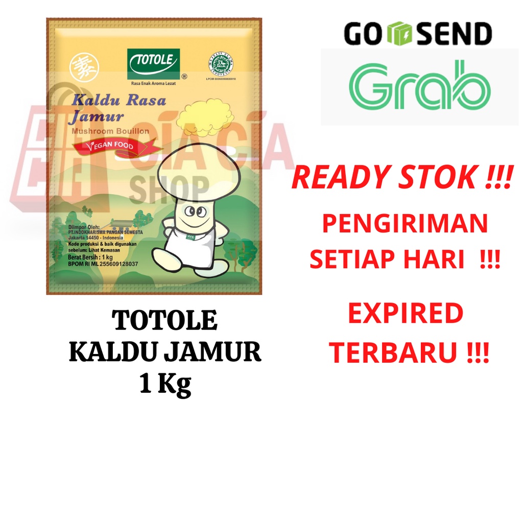 Totole Kaldu Jamur 1kg Halal MUI Bumbu Totole Rasa Jamur 1000 gram