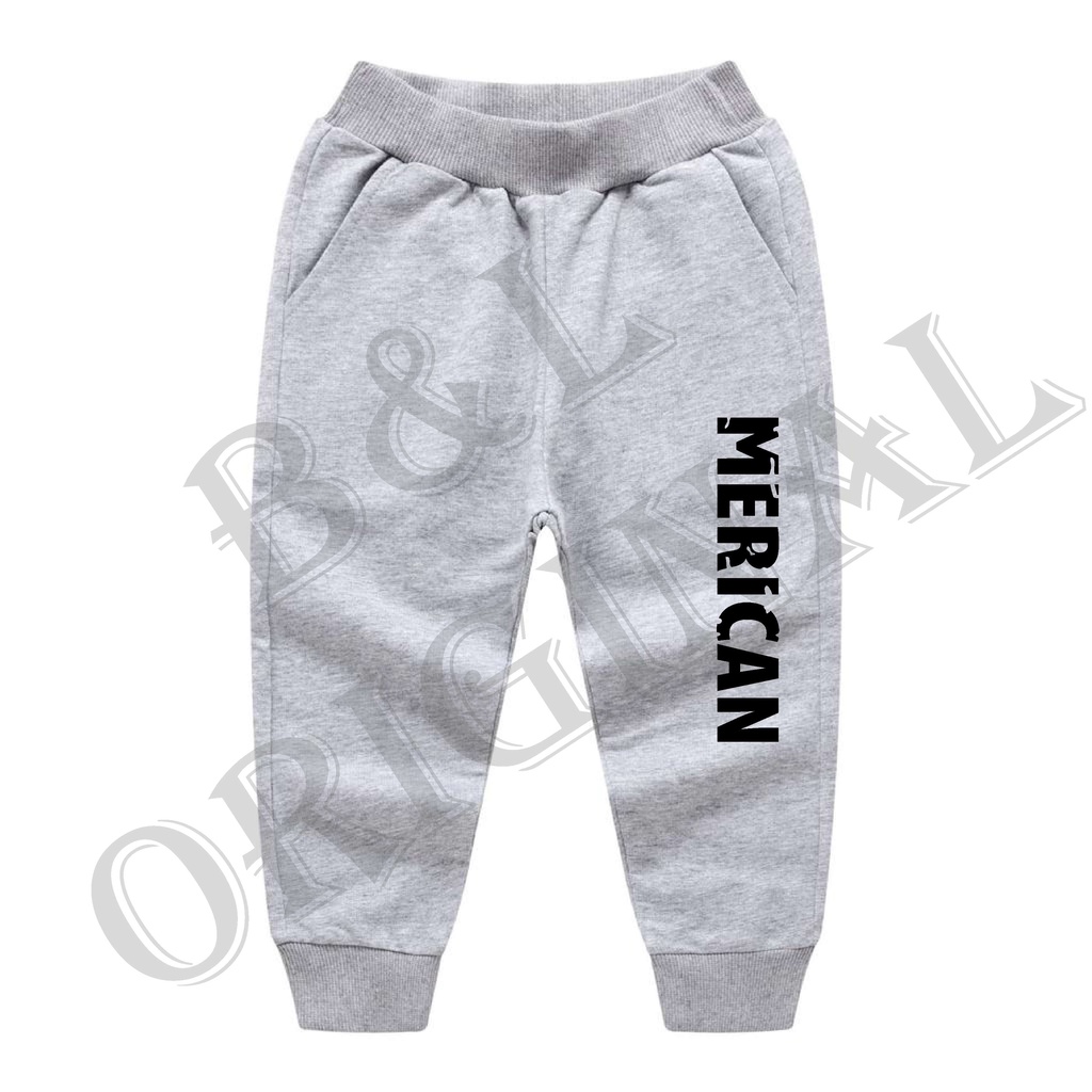 BS/COD/CELANA JOGGER MERICAN ANAK ANAK 1-7 TAHUN//REALPIC//GOOD QUALITY