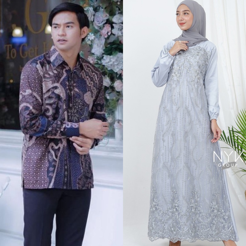 NEW ARRIVAL - JUMBO XXL COD KEBAYA GAMIS FARASYA COUPLE GAMIS BROKAT VELVET KEMEJA BATIK KATUN BAJU PASANGAN KELUARGA SARIMBIT KEMEJA BATIK DRESS BRUKAT PREMIUM TERBARU
