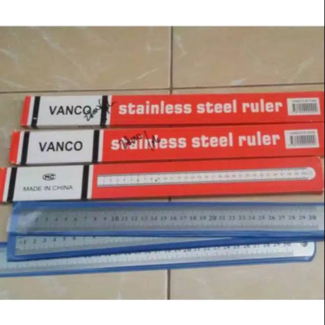 

(300gr) 1pak penggaris besi 30cm isi 12pcs