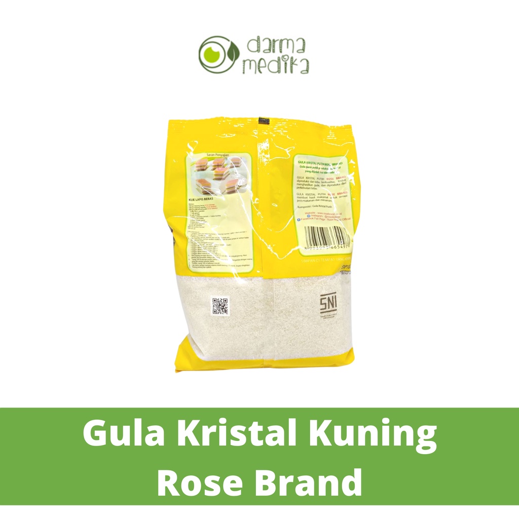 Gula Kristal Kuning Rose Brand 1 kg 1kg