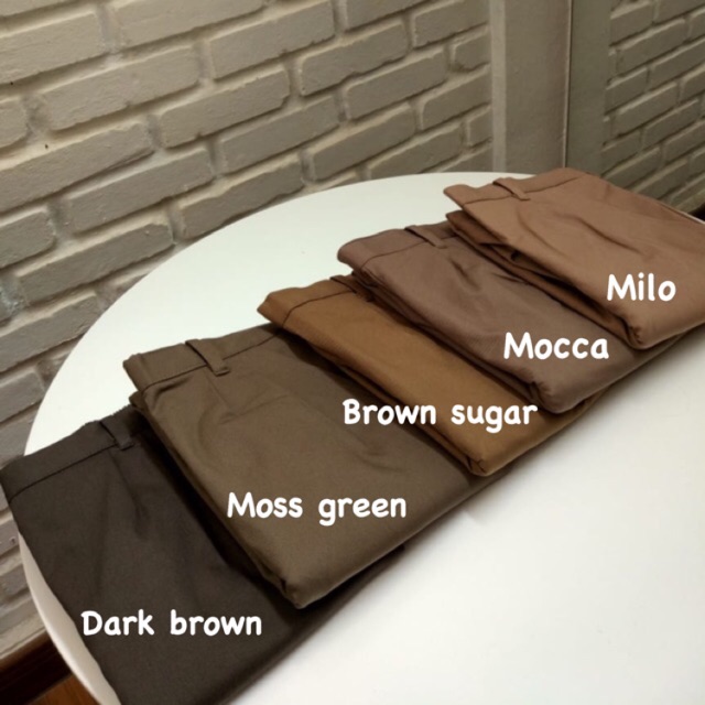 Paling Keren Baggy Pants Warna Milo Dan Mocca My Red 