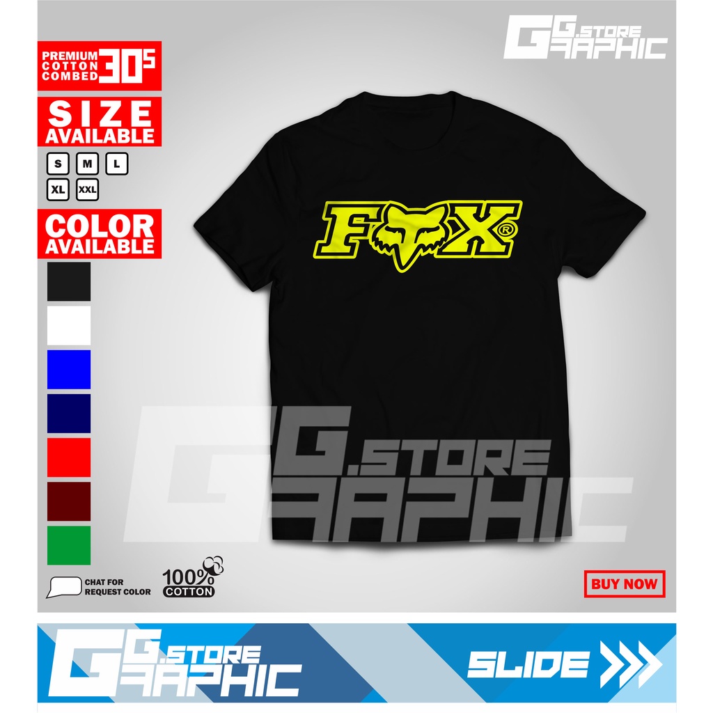 Kaos FOX LOGO Murah Berkualitas