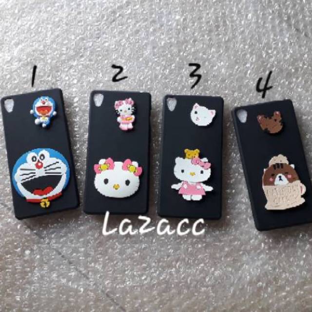 Case sony xperia Z3 big karakter cantik casing silikon