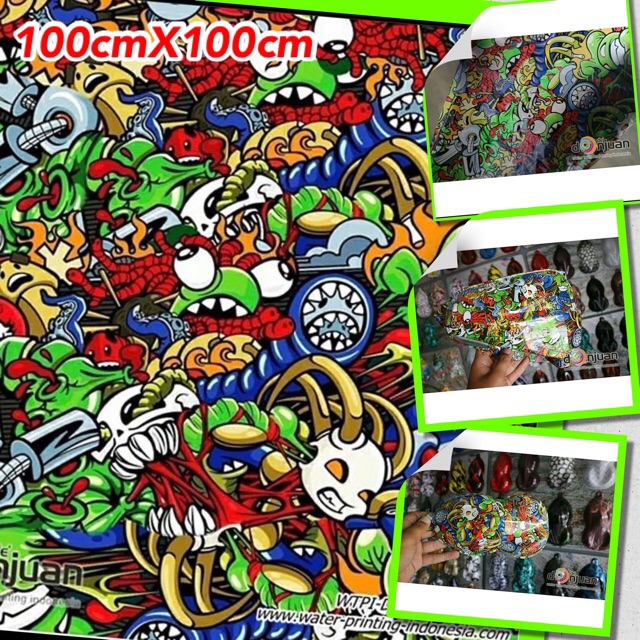 BAHAN WATER PRINTING MOTIF KARTUN KODE;D016AB