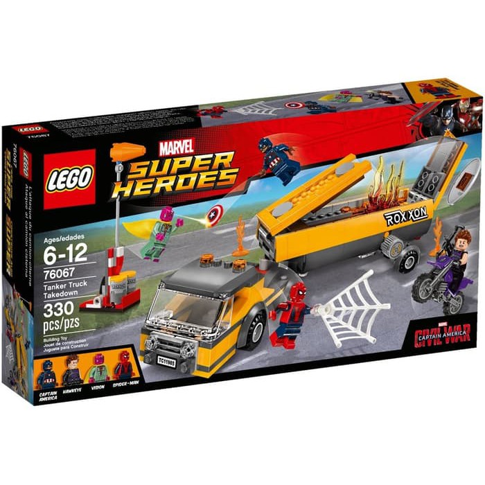 mkmn-1071 Lego SuperHeroes 76067 Tanker Truck Takedown