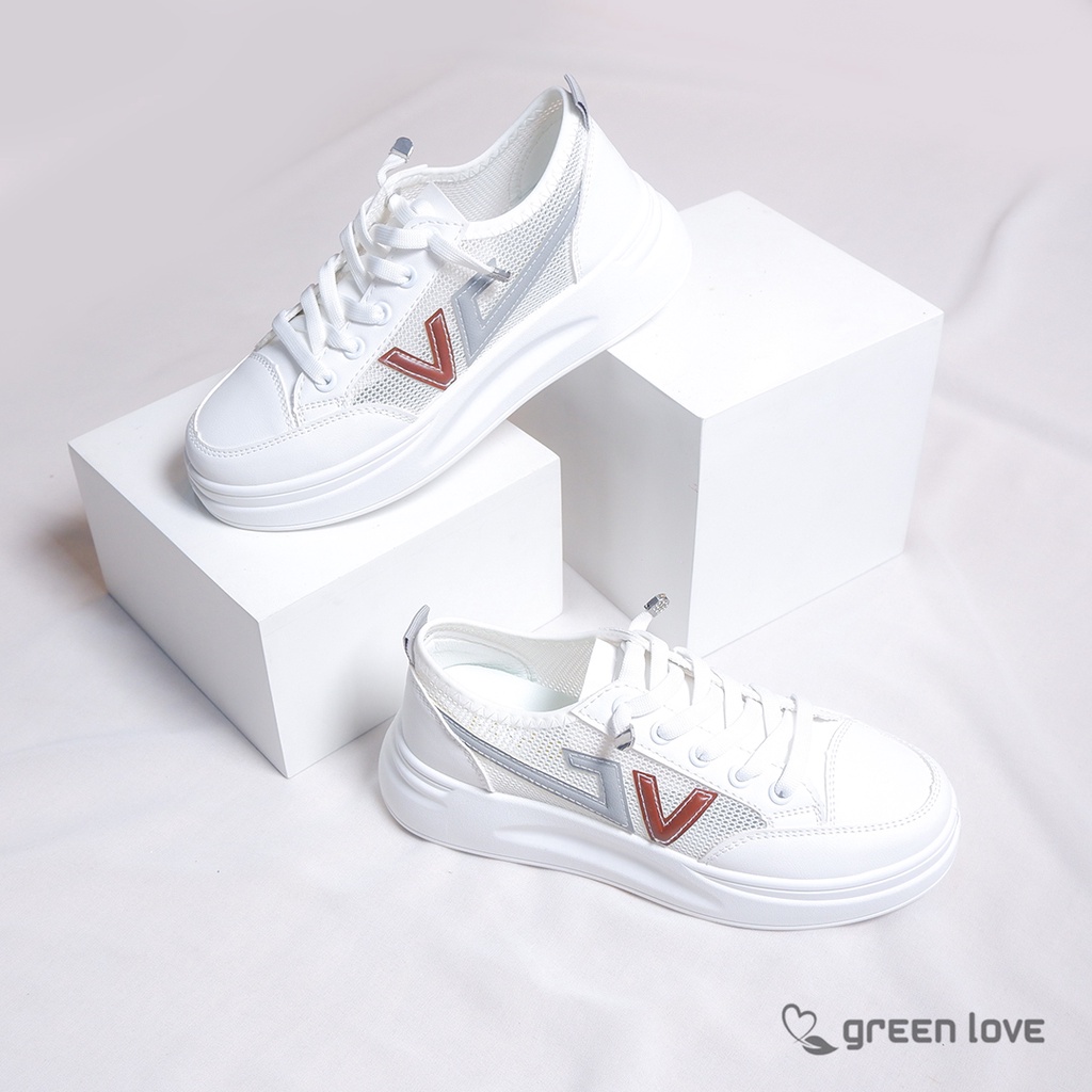 Green Love Sepatu Sneakers CANDY