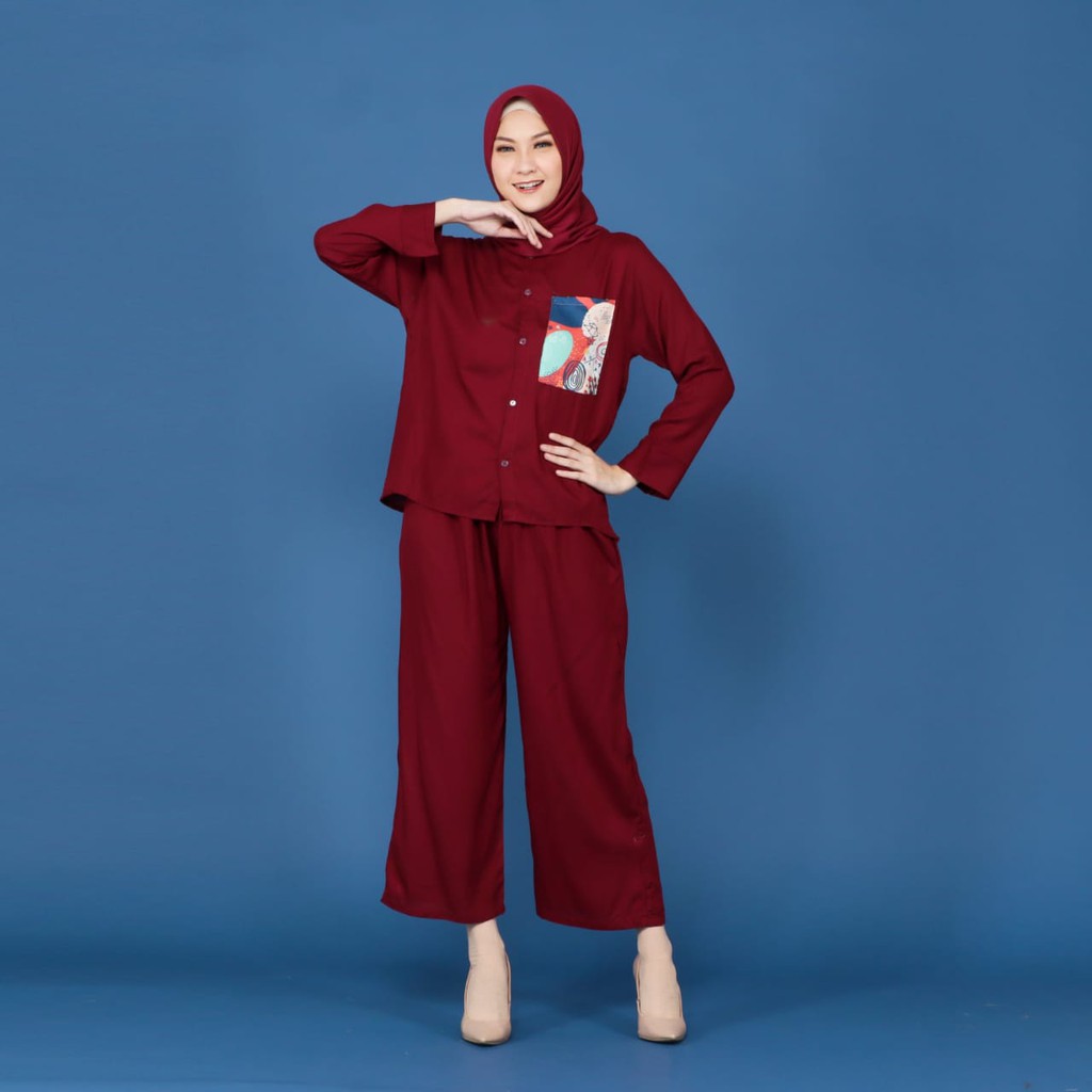 Tokomilkan - Setelan Wanita Tunik ONE SET EVE | Setelan Wanita Tunik