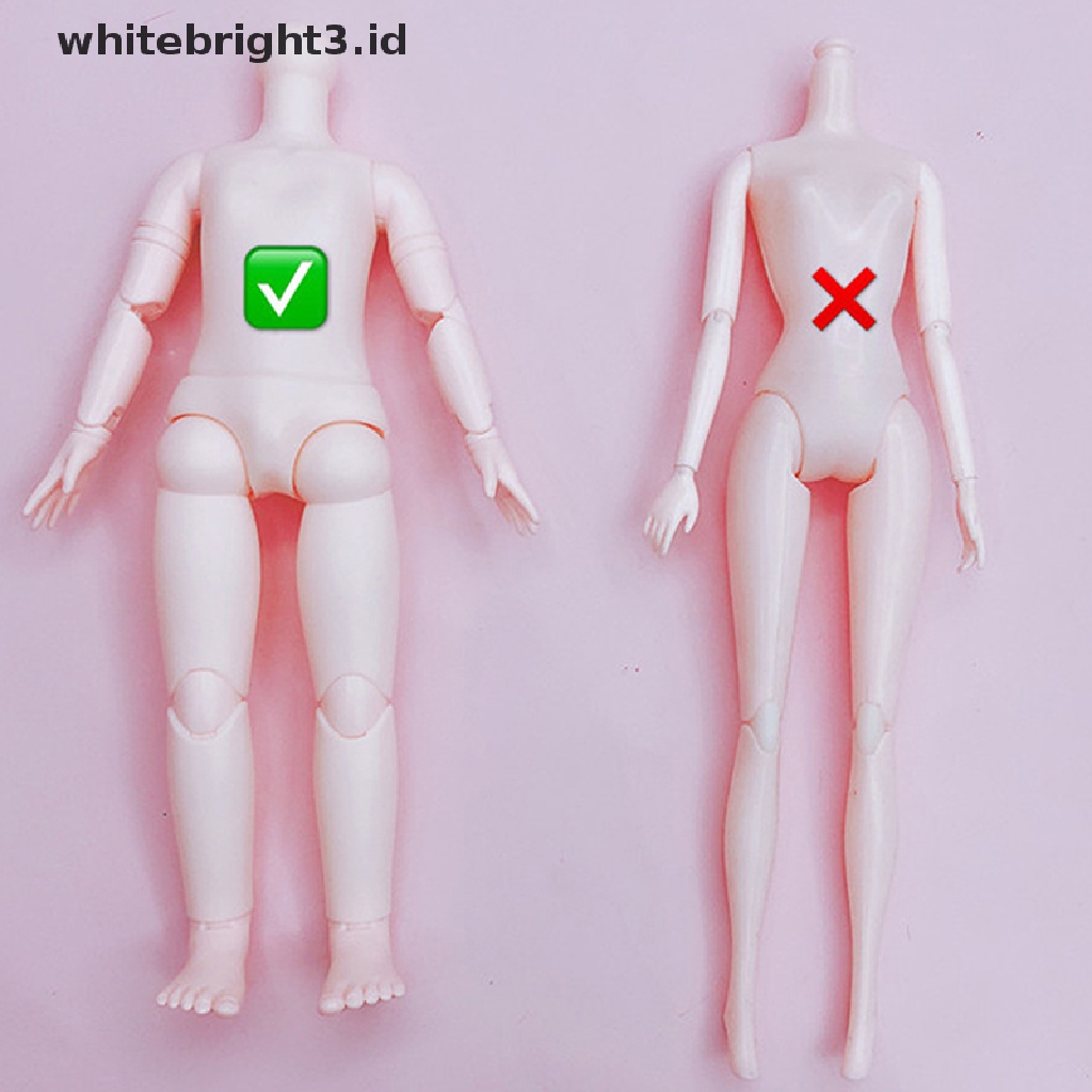 (whitebright3.id) Mainan Baju Boneka BJD 30cm + Sepatu Skala 1: 6 Untuk Anak Perempuan DIY