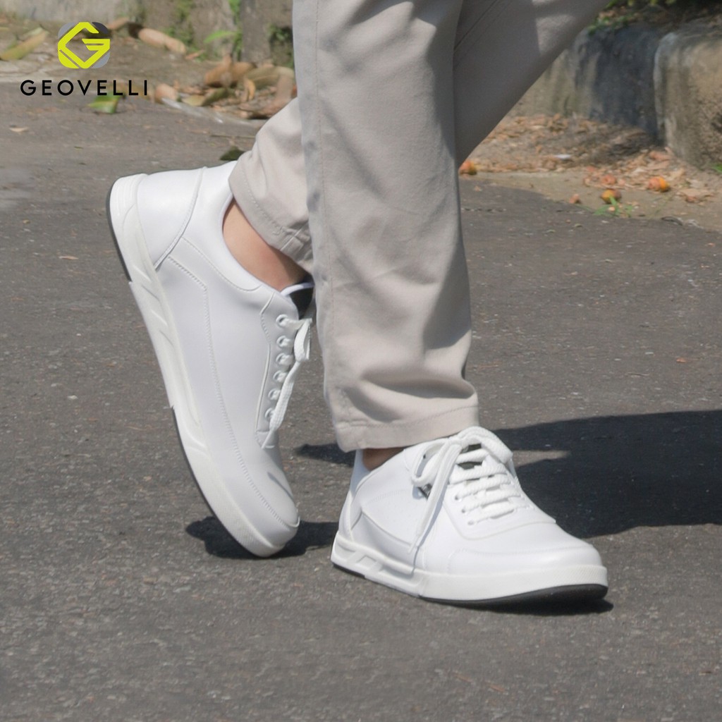 GEOVELLI STORE | Sepatu Sneakers Pria Sepatu Sneaker Pria Sepatu Pria Murah Sneakers FULL WHITE Pria