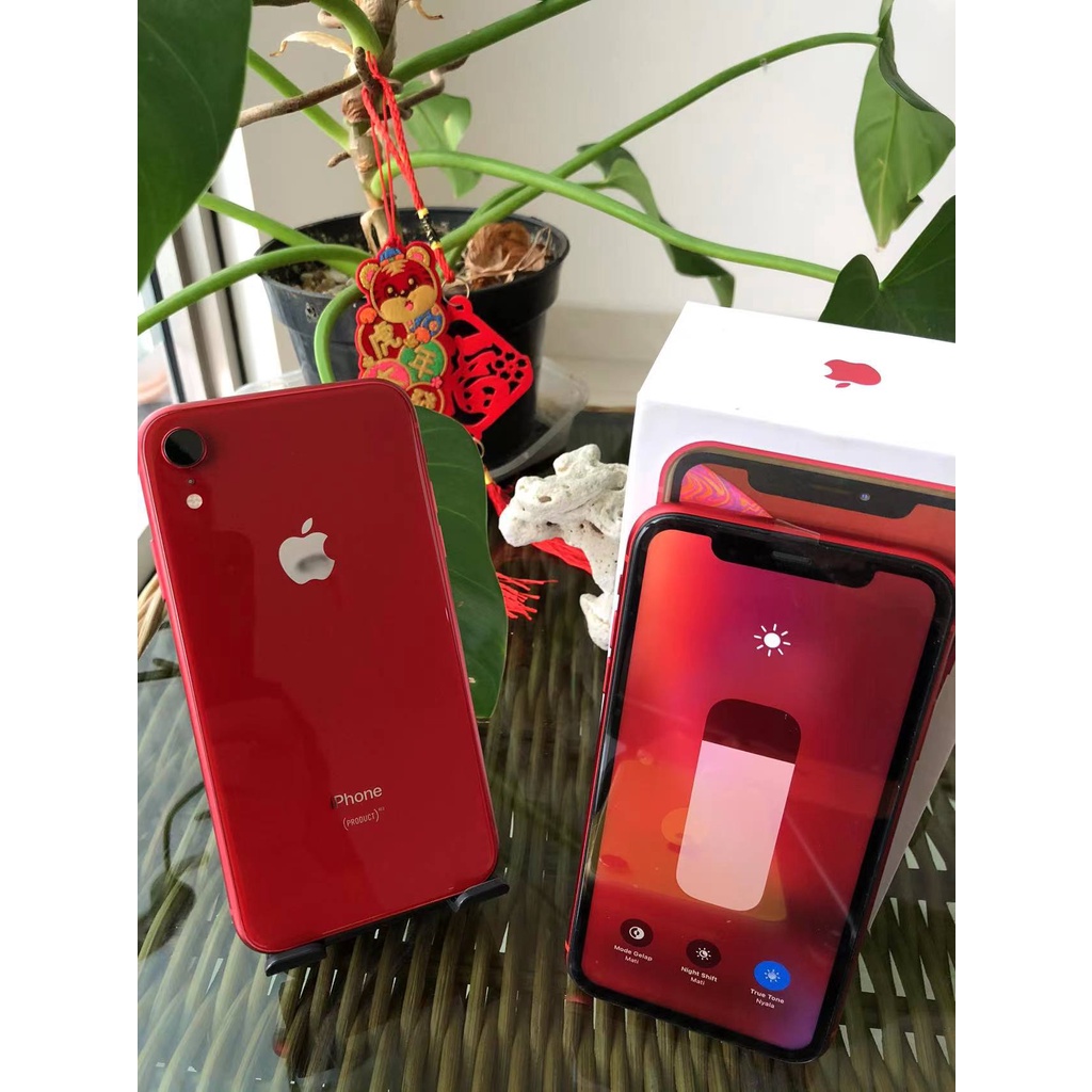 iPhoneXR 64GB All Sim Silent Fullset Original Second Mulus100% Like New 3utools All Green （Garansi 1 Tahun）