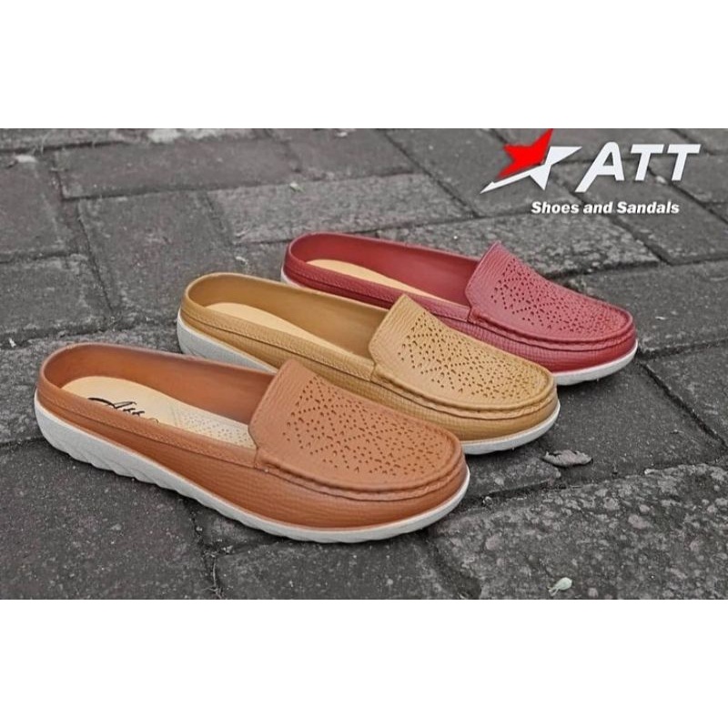 Sandal slip on wanita ATT SLKN 486