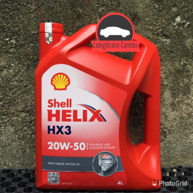 Shell Helix HX3 20W50 Barcode Original 4L