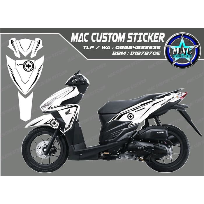 20+ Ide Cutting Sticker Vario 125 Old Hitam