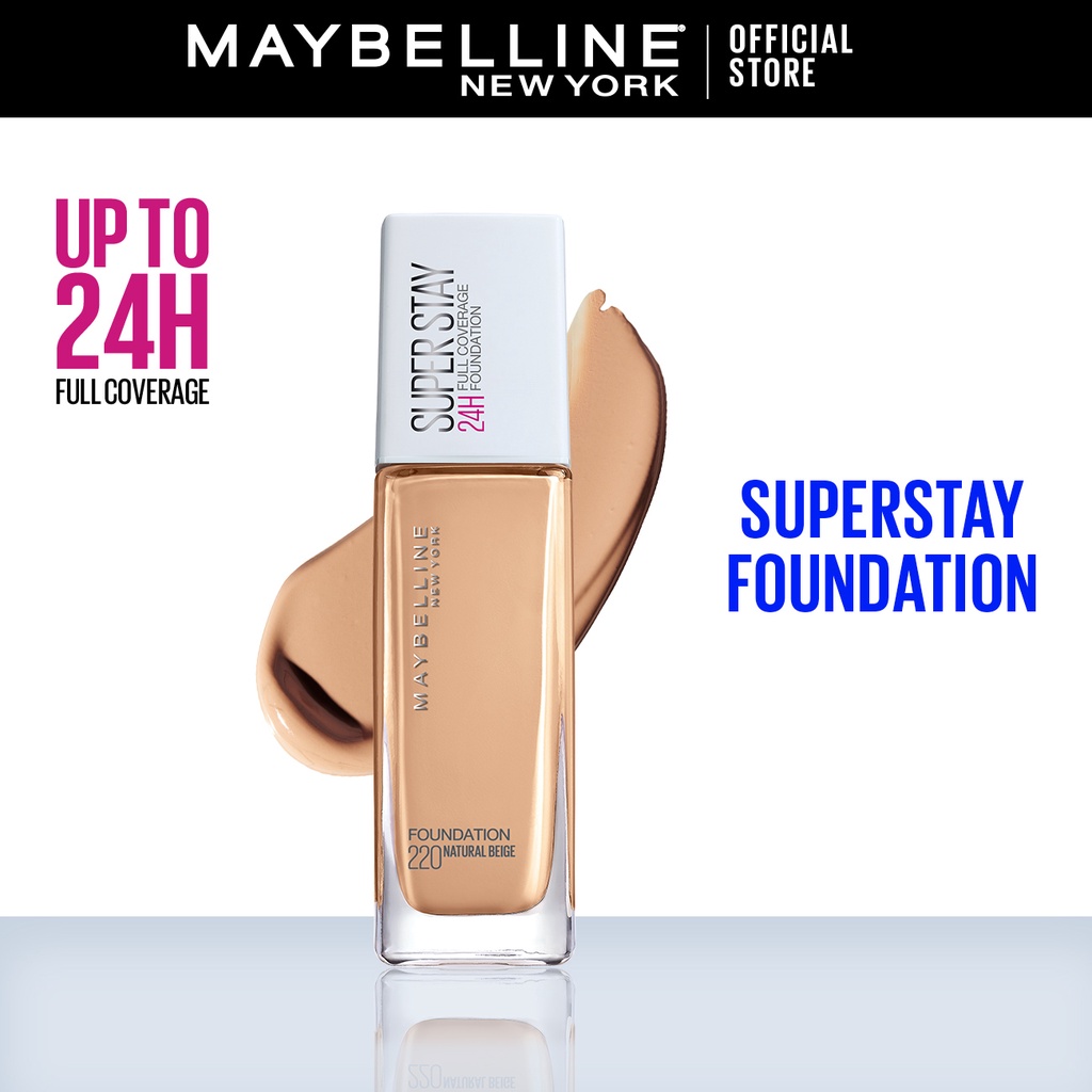 Maybelline Superstay Liquid Matte Foundation Make Up (Tahan Lama hingga 24 Jam)