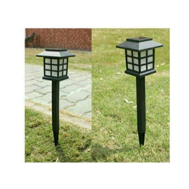 Lampu Taman Solar Tancap 1 LED Tenaga Surya Matahari Klasik Unik