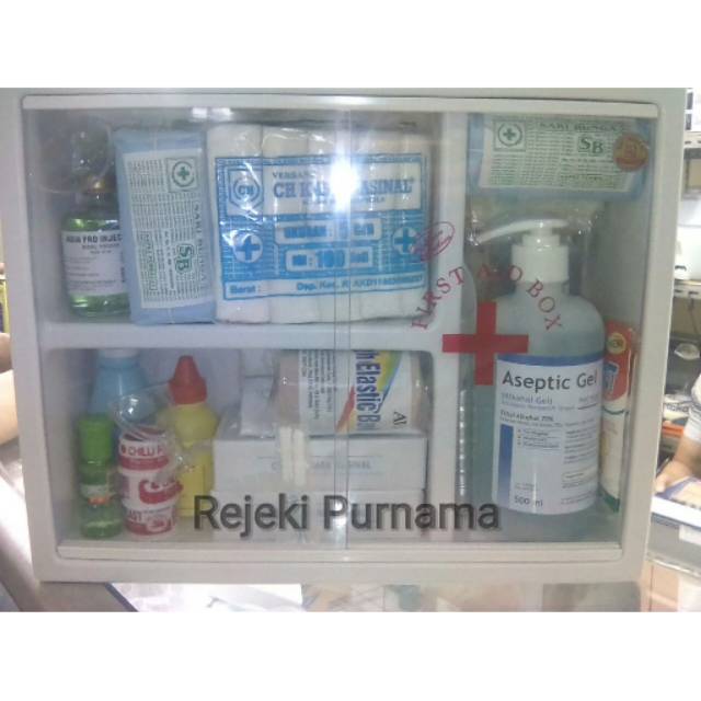 Kotak Obat P3K + Isi