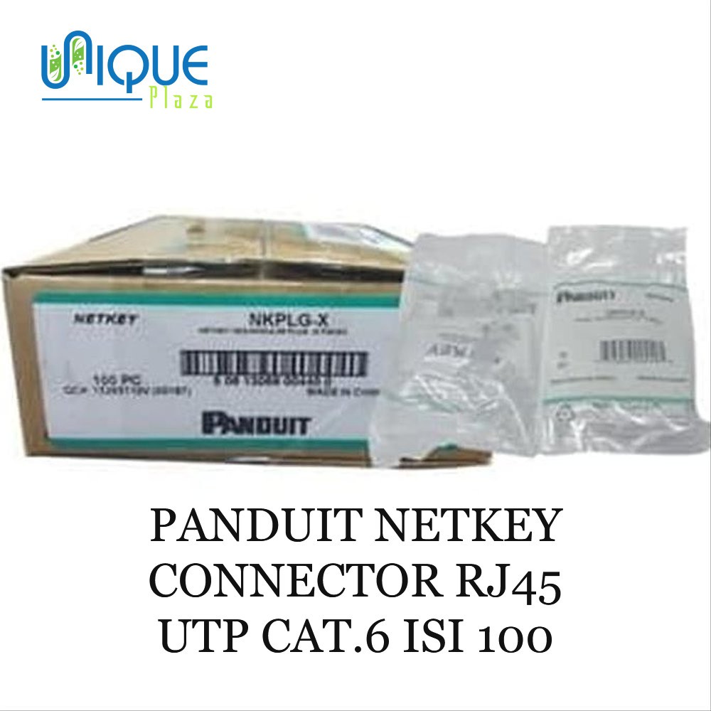 PANDUIT NETKEY : CONNECTOR RJ45 UTP CAT.6 ISI 100 ORIGINAL
