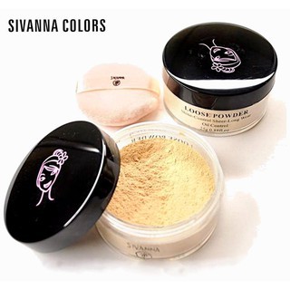 SIVANNA COLORS Loose Powder Shine Control Sheer Long Wear Oil Control | Bedak Tabur Sivanna Colors