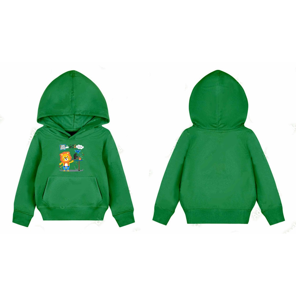 Hoodie Magic Show Sweater Pakaian Fleece Anak M -XL