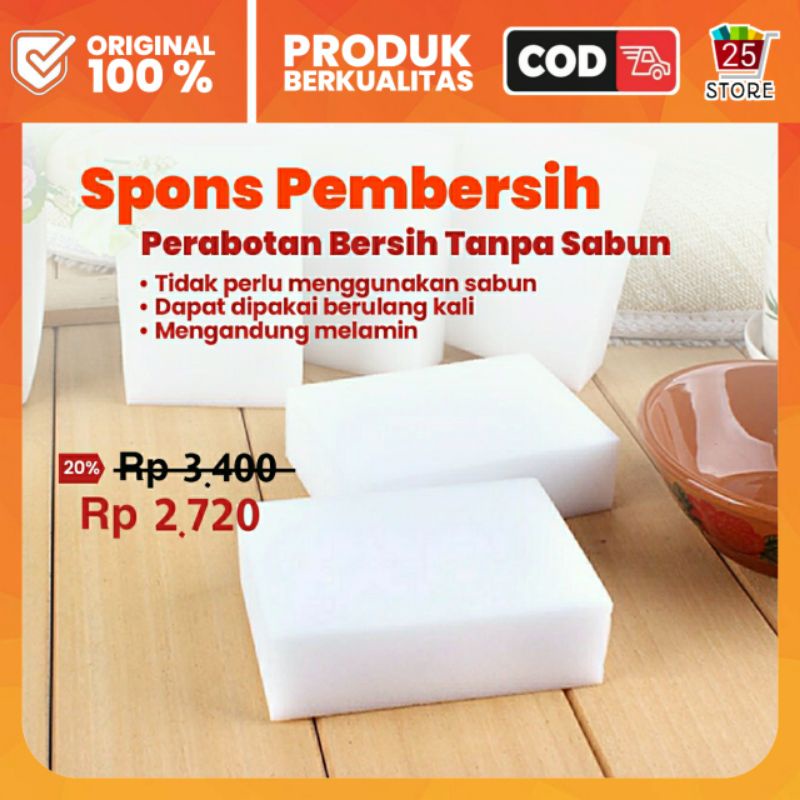 Spon Ajaib Pembersih Kerak Spons Ajaib Spons Melamin Spon Melamin Spon Ajaib Pembersih Jamur Air