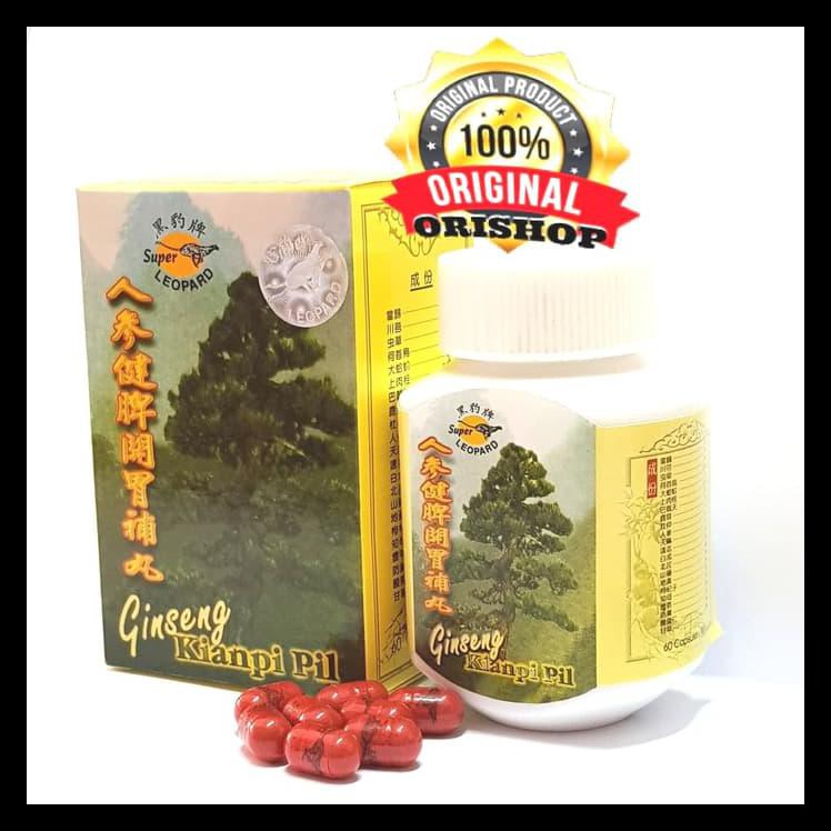 Ginseng Kianpi Pil Super LEOPARD 60 Kapsul