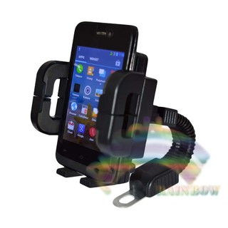 HOLDER HP MOTOR JEPIT SPION HOLDER GPS SEPEDA MOTOR HOLDER