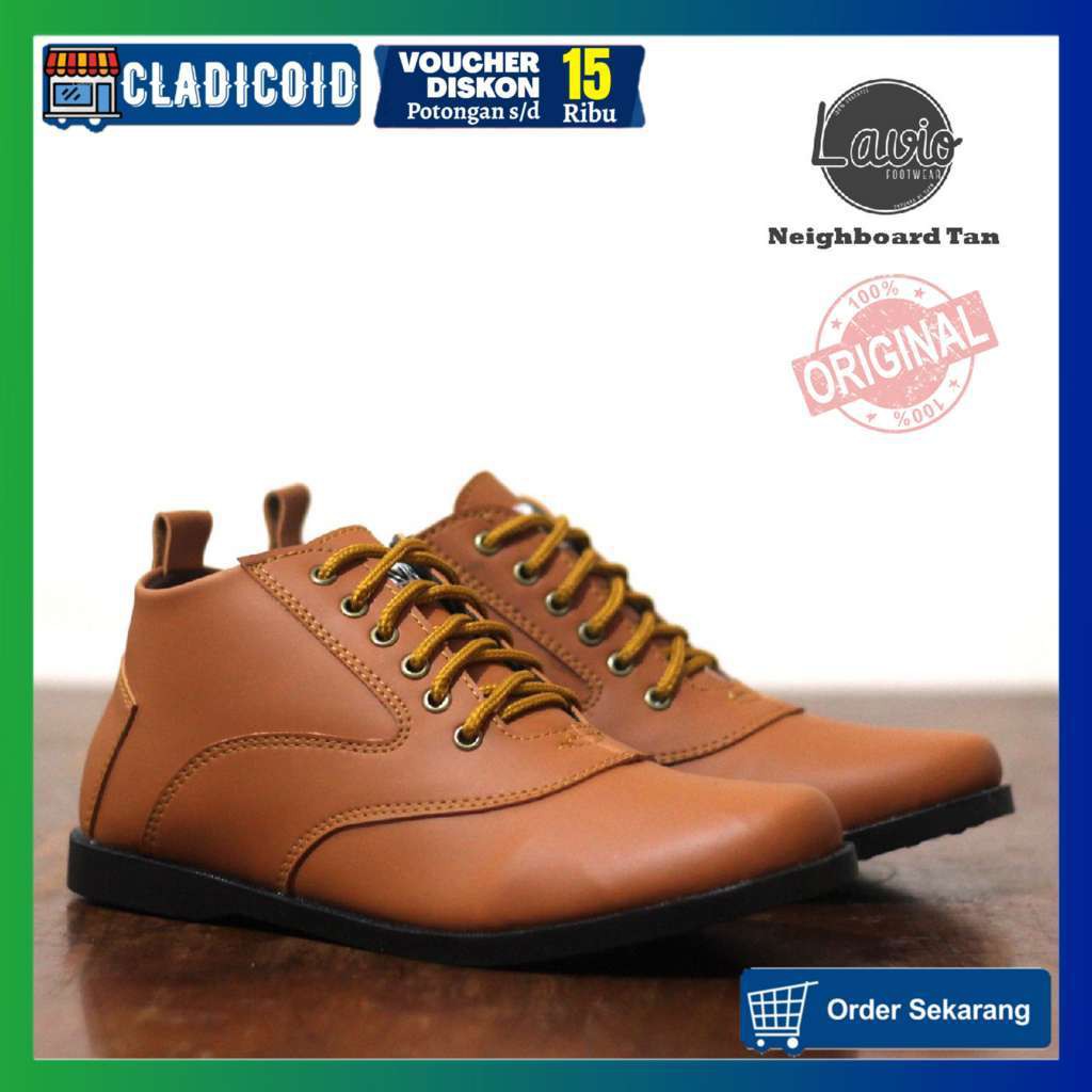 SEPATU CASUAL FORMAL PRIA KERJA KANTORAN KULIAH DINAS SANTAI LAVIO NEIGHBOARD ORIGINAL MURAH