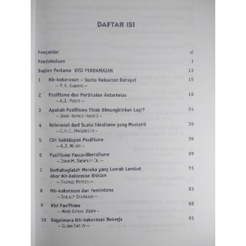 Damai Adalah Satu-satunya Jalan