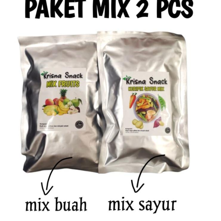 

Sangat enak // P0Vjk PAKET MIX KERIPIK 2 PCS (MIX BUAH DAN MIX SAYUR) //Terkini