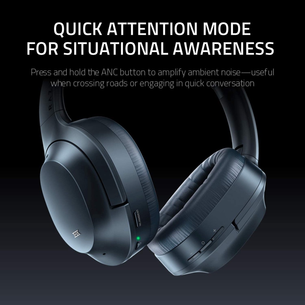 Razer Opus Wireless Bluetooth Gaming Headset with ANC