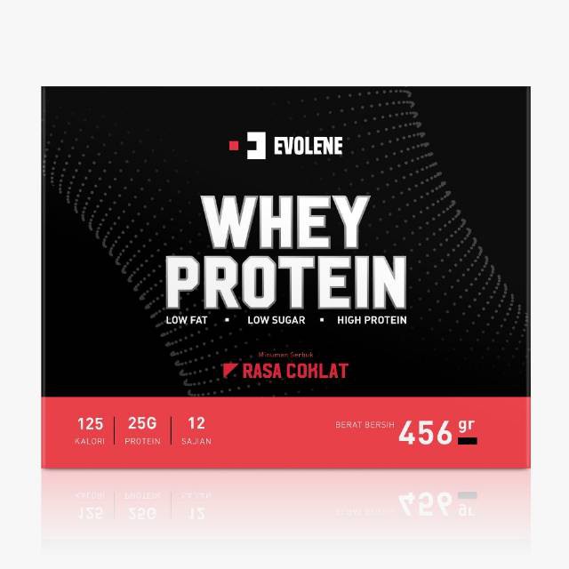 EVOLENE / Evolene Whey Protein 456Gram Isi 12 Sachet / Susu Pembentukan Otot / Whey Protein