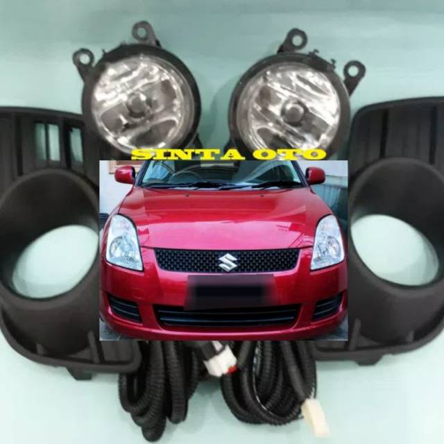 Fog Lamp Foglamp Suzuki Swift 07 2007 08 2008 09 2009 10 2010 11 2011