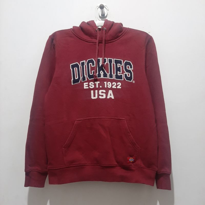 Hoodie Original DICKIES USA Merah Marun