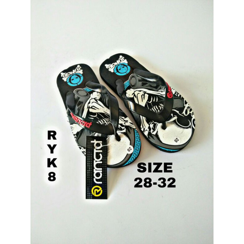 SANDAL JAPIT DISTRO ANAK/KIDS RANCID ORIGINAL (RYK8)