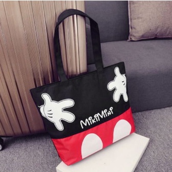 TOTE BAG  MICKEY / tas SEKOLAH / TAS KAMPUS TERMURAH TERLARIS KODE MICKEY  - Tas Totebag Wanita BISA BAYAR DI RUMAH ( COD )