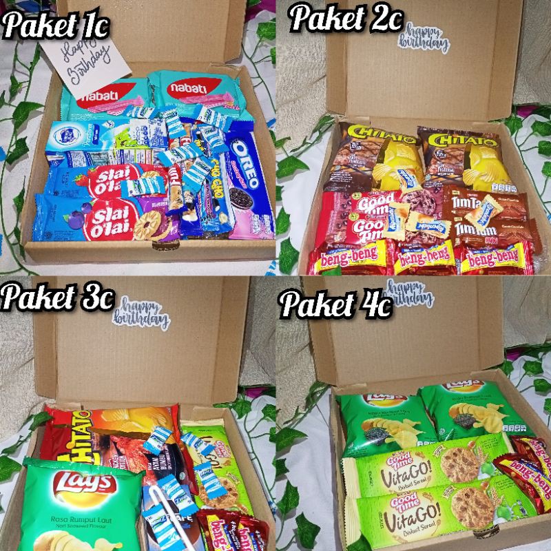 

Snack box / hampers makanan / hampers box / kado / hadiah / gift