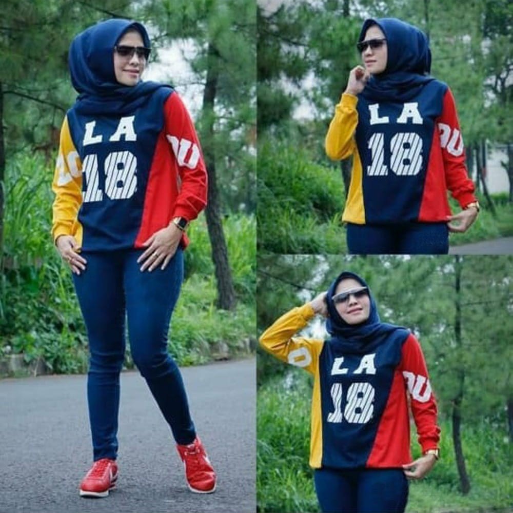 INDOBEST ATASAN BLOUSE LA WANITA LENGAN PANJANG / KASUAL SWEATER