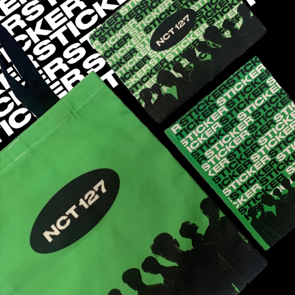 

FULL SET NCT 127 Sticker (STICKER VER) Notebook+Totebag+Pouch