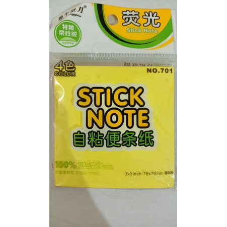 

STICK NOTE 4 WARNA NO 701