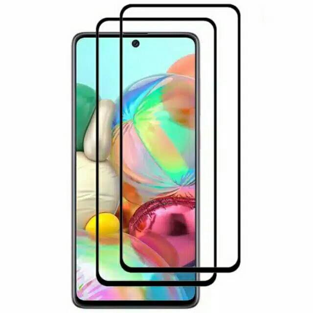 TEMPERED GLASS FULL COVER 9D FULL GLUE SAMSUNG A73 A52S A52 A72  S20 FE S21 FE NOTE 10 LITE