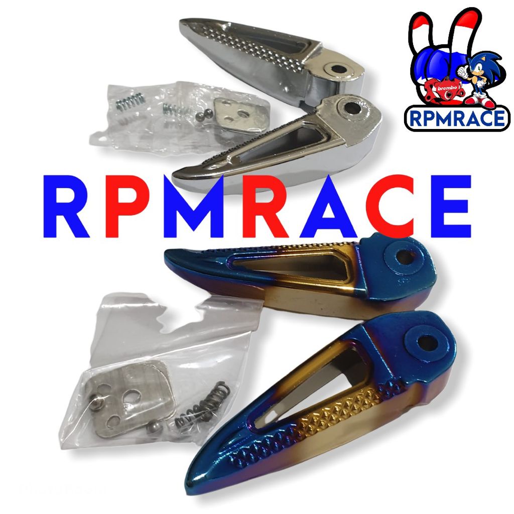 Injakan step belakang twotone chrome model Scoopy beat vario 110 vario 125 dll