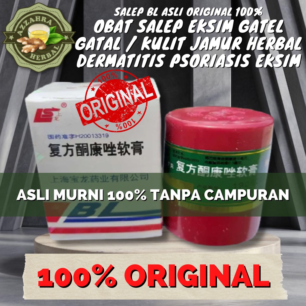 SALEP BL ORIGINAL 100% / CREAM BL / SALEP BL - Obat Gatal, Salep Kulit Gatal, Obat Eksim