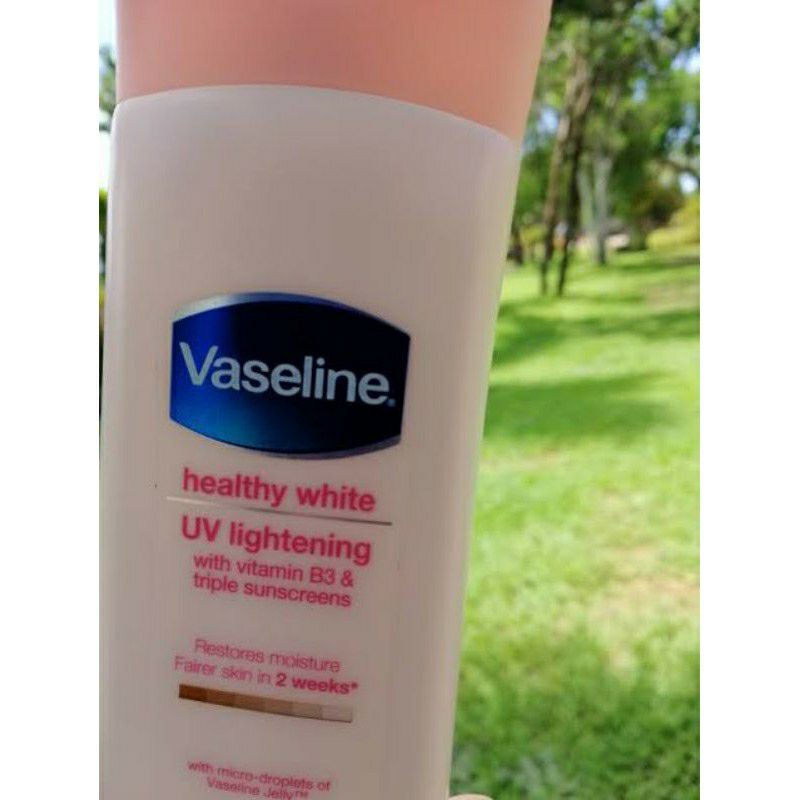 Vaseline Hand Body Lotion Healthy White UV Whitening 200ml/ hand body vaseline pemutih kulit