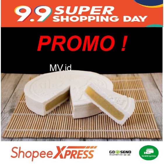 Kue Bulan/ Moon Cake Sau Chong Tausakoh Kecil / Tau Sa Koh Putih Kecil/ Phak Ko / Phakko  Singkawang