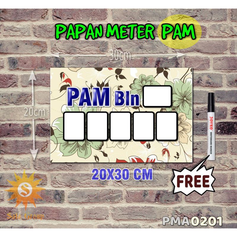 

Safa Papan Meter Listrik PLN PAM motif Unik - Shabby 01