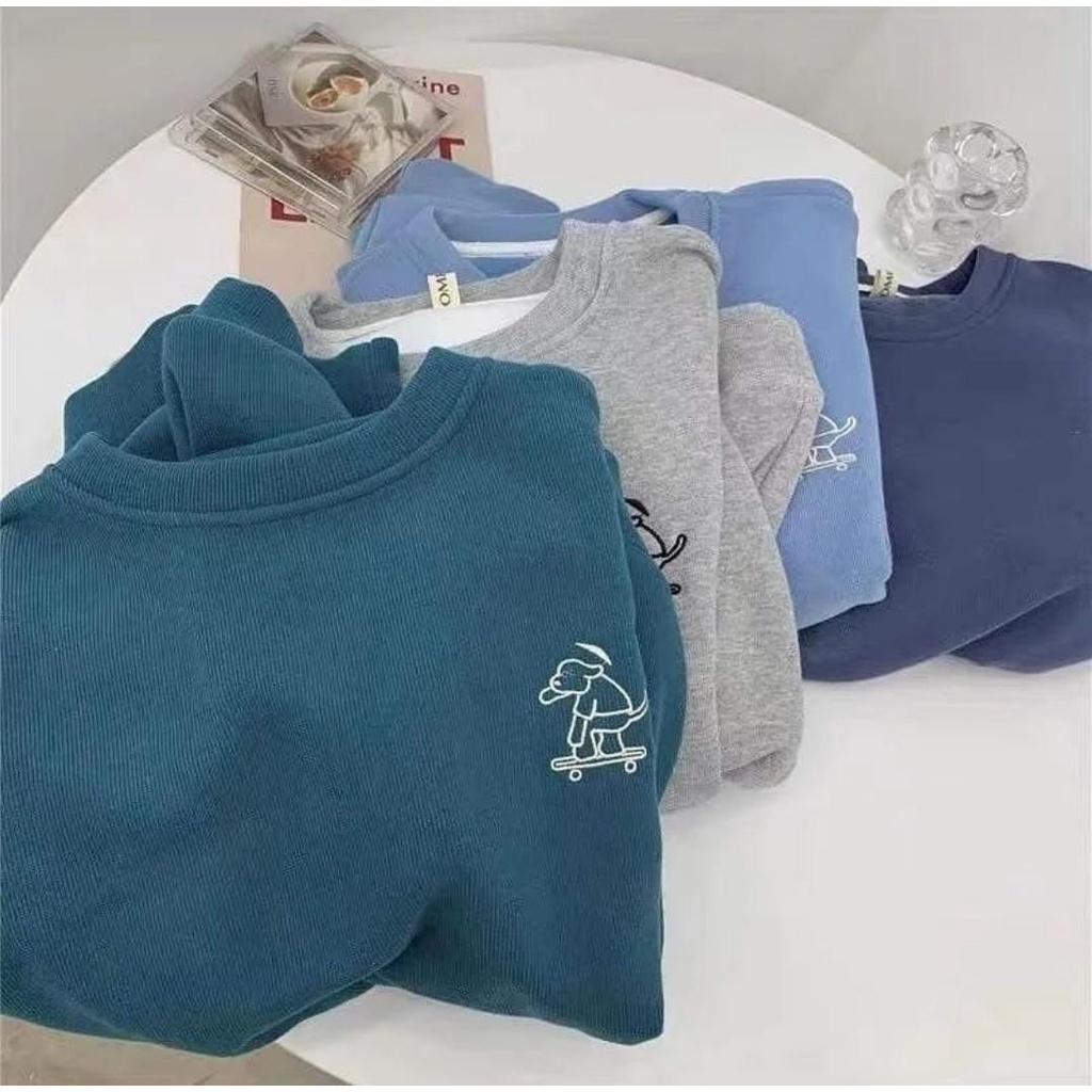 SWEATER WANITA MAGIE // ATASAN WANITA LUCU ALA KOREA // CREWNECK FLEECE TEBAL HALUS KECE TERBARU,
