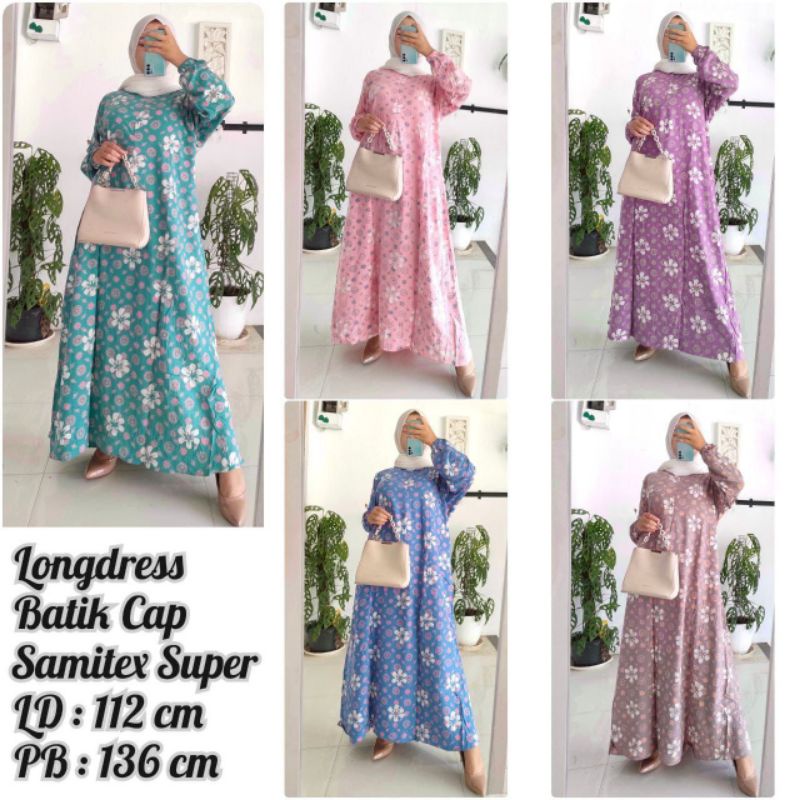 longdress cap  batik