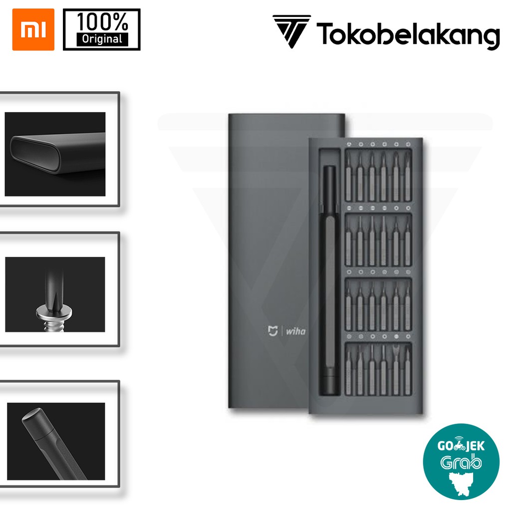 Xiaomi Mijia Wiha Screwdriver Kit 24 In 1 Obeng Set